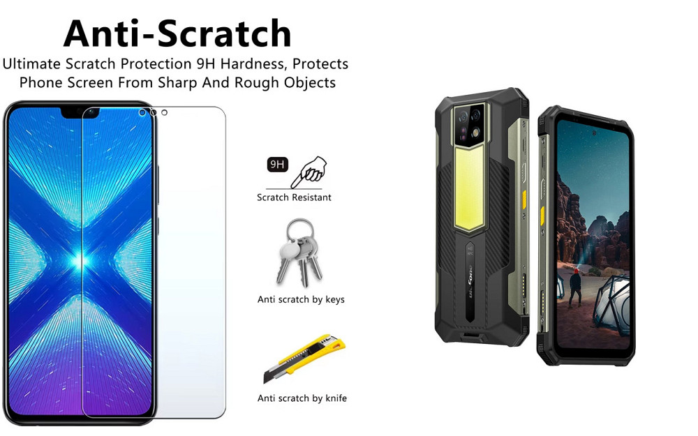 Защитное стекло NeoGlass для Ulefone Power Armor 24 – ультрапрозрачное и устойчивое Киев - изображение 1