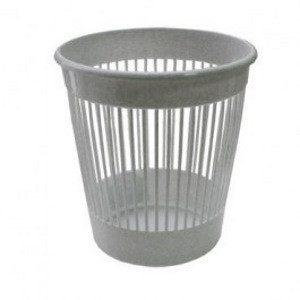 Кошик офісний для паперу 12л пластик сірий Алеана Житомир - фото 1