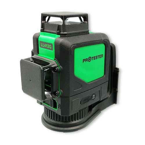 Рівень лазерний нівелір 3x360° (H360/2xV360, зелений промінь) PROTESTER LL412G Одеса - фото 1