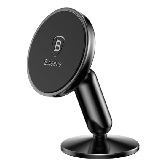 Автотримач для телефона Baseus Bullet On-board Magnetic Bracket Black Ковель