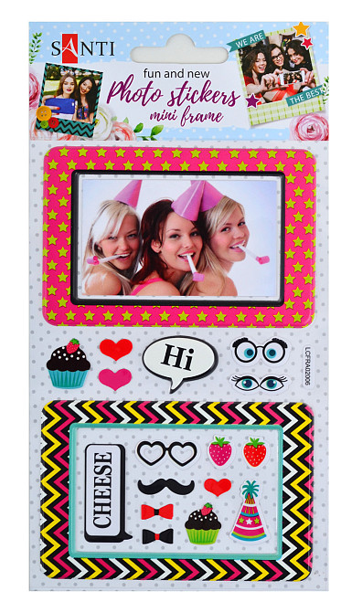 Набір декоративних стікерів "Santi""Рамка для фотографії" 100*150 мм, 741286, шт Київ - фото 1
