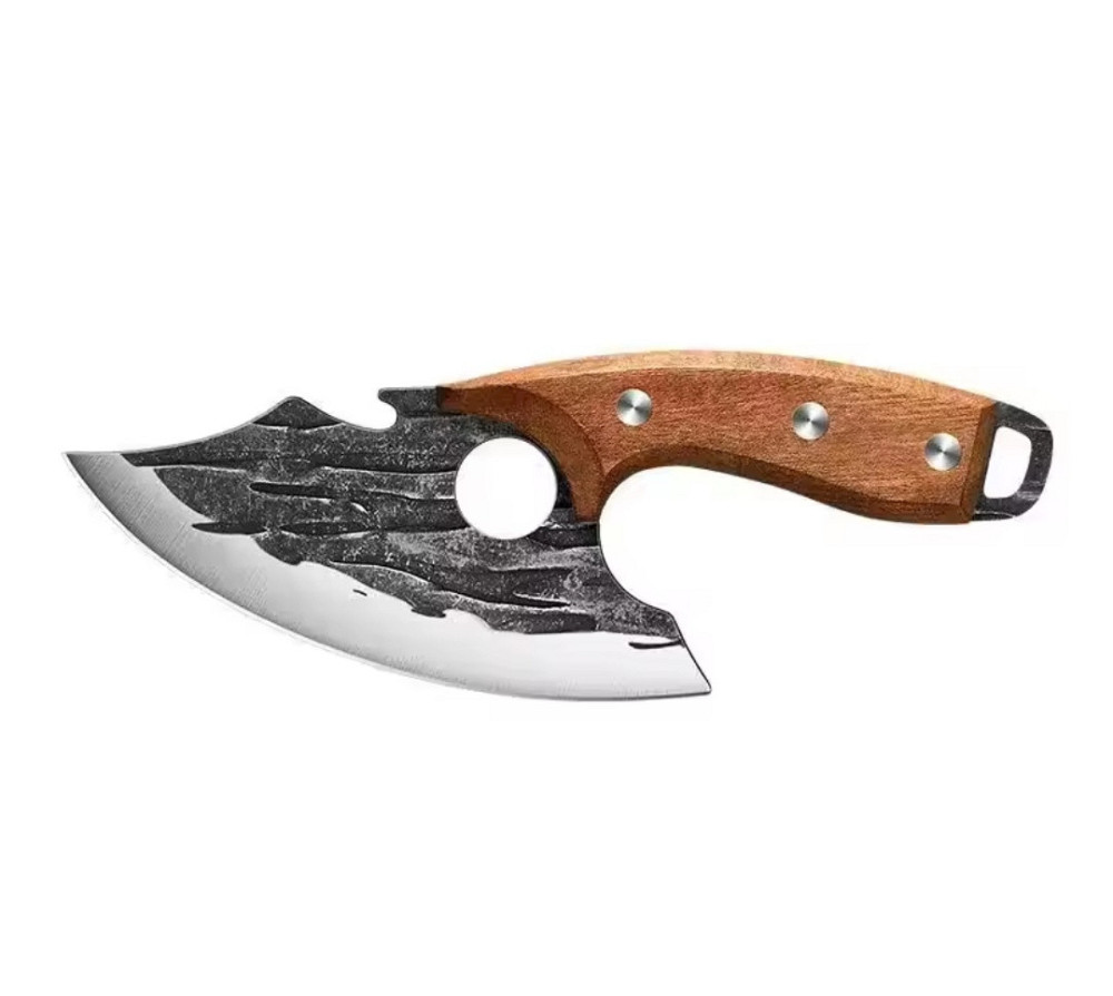 Нож для кемпинга и природы 19 см нержавеющая сталь коричневый Киев - изображение 2