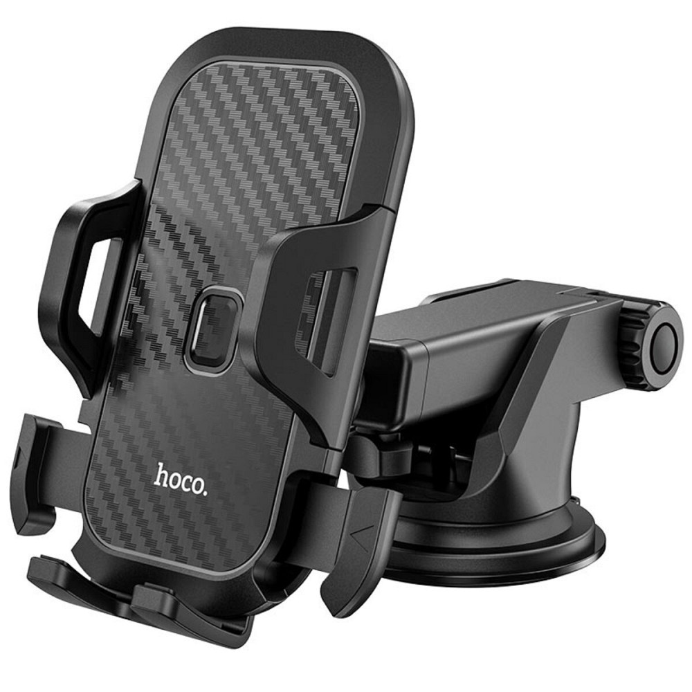 Тримач для мобільного HOCO CA76 Touareg one-touch center console car holder Black Киев - изображение 1