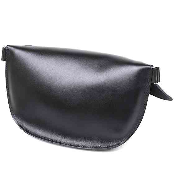 Шкіряна універсальна жіноча бананка Shvigel 16383 Чорний Київ