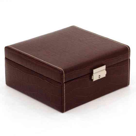 Скринька для зберігання годинника Friedrich Lederwaren Bond 6, коричнева крокодил Рівне