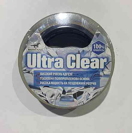 Скотч супер прозрачный ULTRA CLEAR MUSTANG 48мм х 100м Ровно