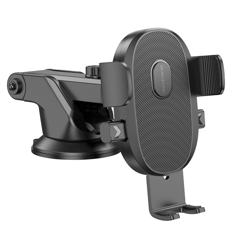 Автотримач для телефона BOROFONE BH93 Grand one-button car holder(center console) Black Киев - изображение 3