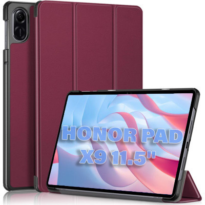 Чехол для планшета BeCover Smart Case Honor Pad X9 11.5" Red Wine (711082) Винница - изображение 1