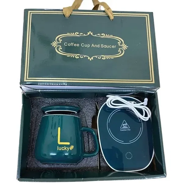 Чашка керамическая на подставке с подогревом в подарочной упаковке, в комплекте ложка и кабель для зарядки Одесса - изображение 7