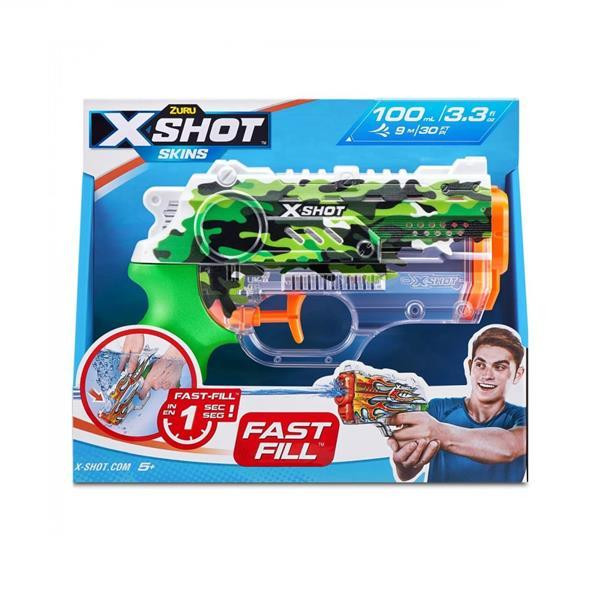 Водний бластер X-Shot Fast Fill Skins Nano Jungle Camo (11853B) Харків - фото 4