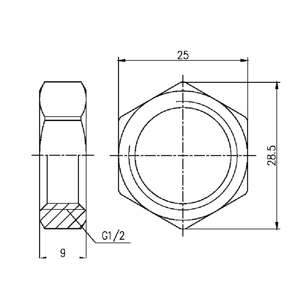 Контргайка Thermo Alliance Forte 1/2" SF35015 Київ - фото 2