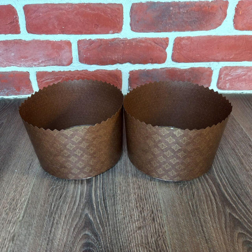 Форма для пасок 750 г d150×h100 мм Серія Італія – паперова форма для випічки, 50 шт Харків - фото 3