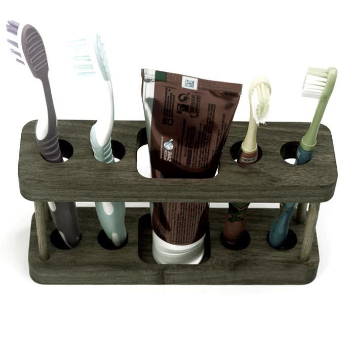 Органайзер для зубних щіток "Кансера" мокко Миколаїв - фото 1