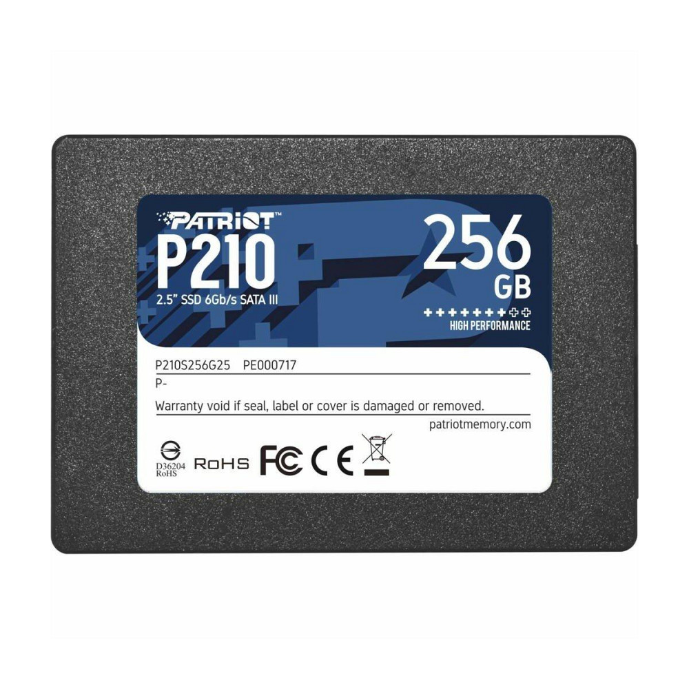 SSD диск накопичувач Patriot P210 256GB 2.5" 7mm SATAIII 3D QLC P210S256G25 Одеса - фото 1