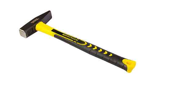 Молоток слесарный MASTERTOOL 400 г HRC50 рукоятка фибергласовая 310 мм 02-0804 Ровно