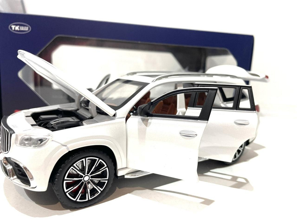 Машинка металева АвтоЕксперт Mercedes-Benz GLS 1:24 світло/звук Біла (GT-1076) Чернігів - фото 6