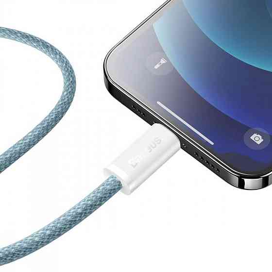 Кабель Baseus Dynamic Series Fast Charging Type-C to Lightning 20W 2м блакитний Львів