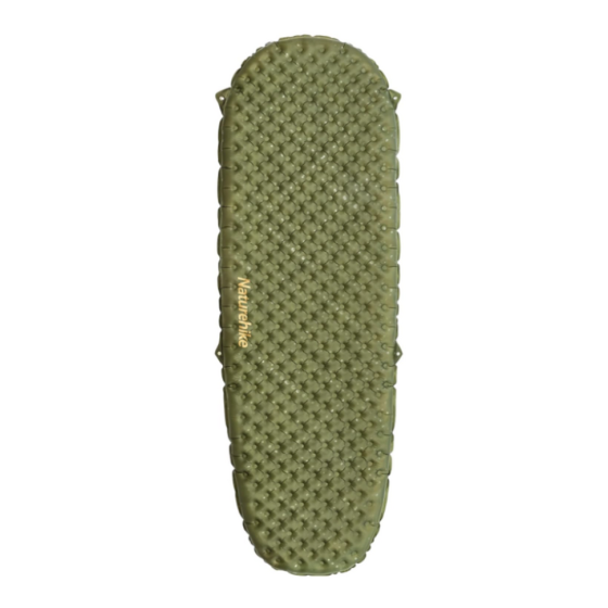 Матрац туристичний надувний одномісний Naturehike CNH22DZ018, надлегкий, 183х58х7 см, зелений, для туризму із мішком для надування Київ