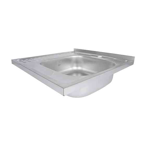 Кухонная мойка Brinex 6060-R 0,6 мм Satin (BRIN6060RSAT06) Киев