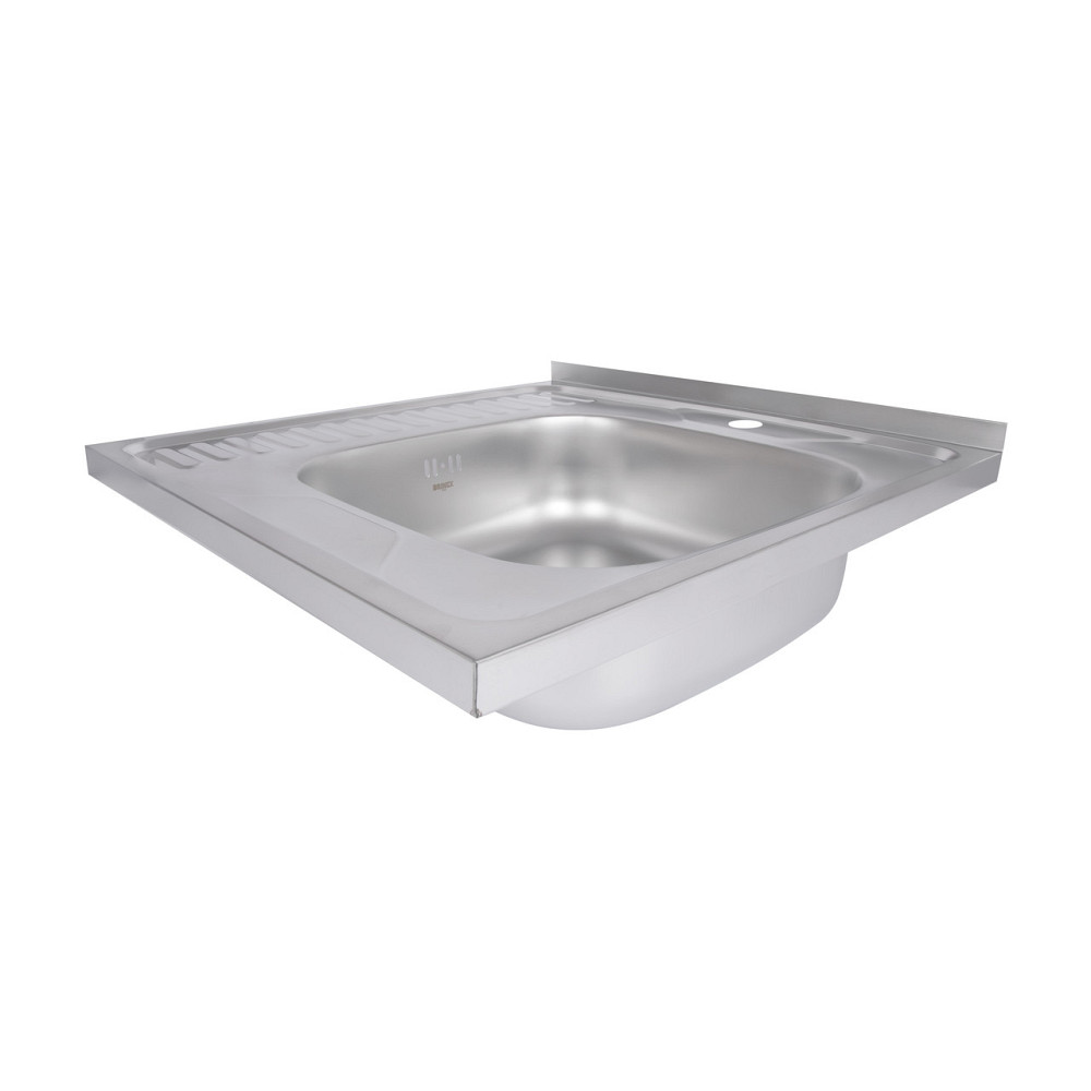 Кухонная мойка Brinex 6060-R 0,6 мм Satin (BRIN6060RSAT06) Киев - изображение 4