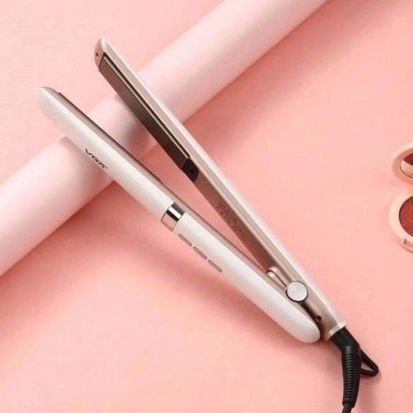 Випрямляч для густого волосся VGR V-522, Дбайливий випрямляч волосся, Плойка вирівнювач YL-54 Львів - фото 9