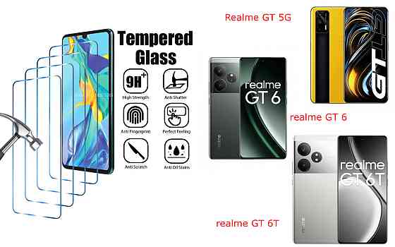 Захисне скло ArmorGlass для Realme GT 5G, realme GT 6, realme GT 6T – стійке до подряпин та ударів Київ