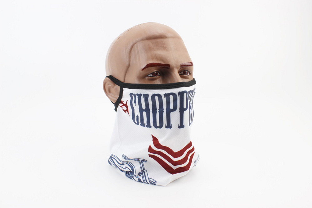 Маска обличчя пилозахисна "CHOPPERS", з білим малюнком, GE-97 Київ - фото 1