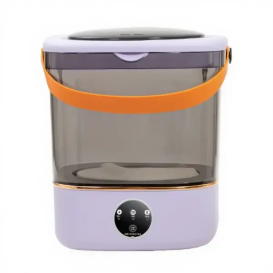 Портативна пральна машина з відтискачем 36 Вт 850 об./хв з баком на 12 літрів Фіолетова HP-35015-61PURPL Коломия