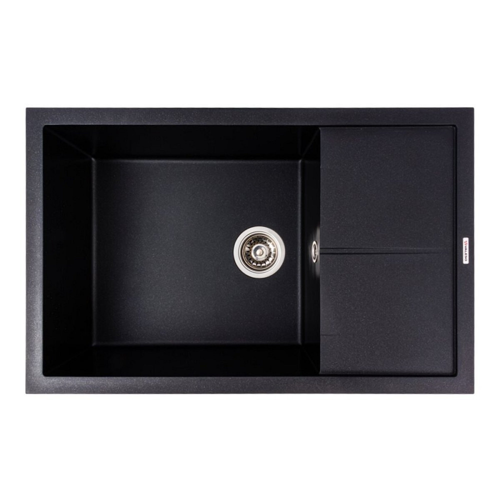 Гранітна мийка VALESO CALYPSO 7950 матова Чорний металік Коломыя - изображение 1