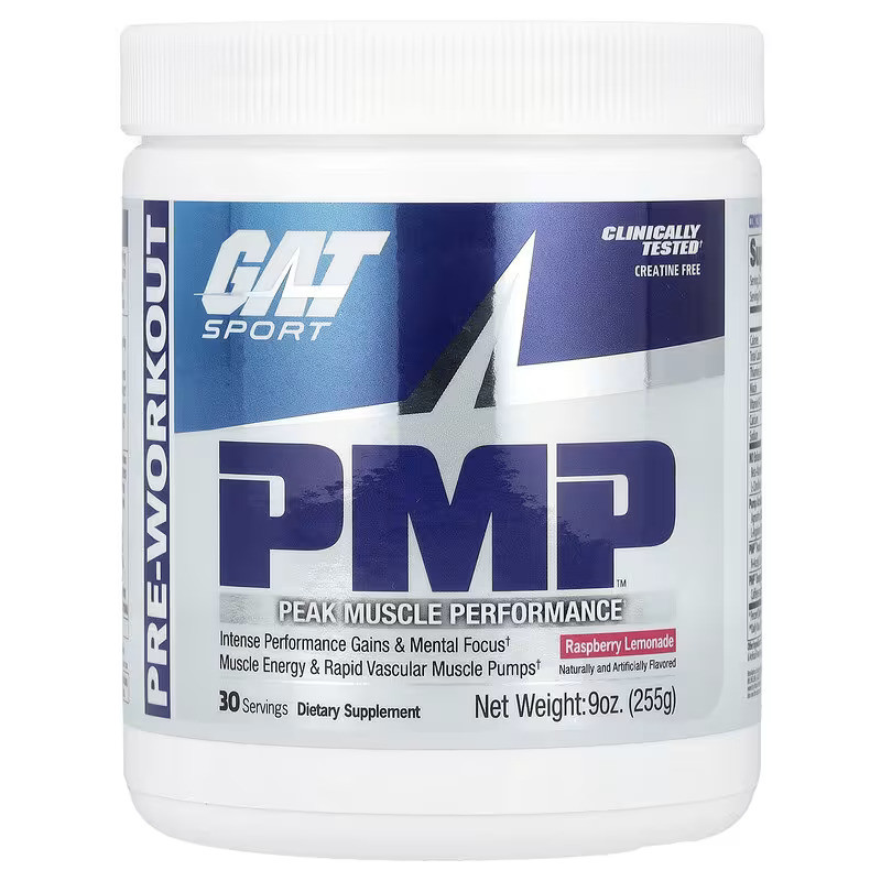 Передтренувальний комплекс GAT PMP Pre-Workout 255 г, Raspberry Lemonade Луцьк - фото 1