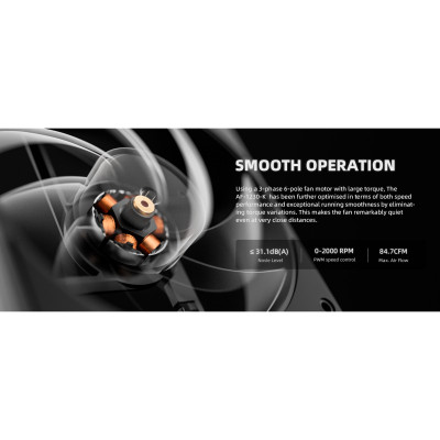 Кулер для корпуса ID-Cooling AF-1230-K Винница - изображение 4