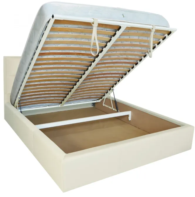 Ліжко Sheffield VIP 120 х 200 см Fly 2200 A1 З додатковою металевою цільнозварною рамою Білий Київ - фото 4