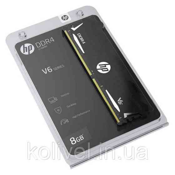 DDR4 8GB 3600MHz HP V6 with Heatshield, Retail (7EH74AA) Киев