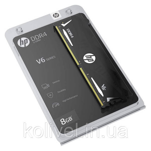 DDR4 8GB 3600MHz HP V6 with Heatshield, Retail (7EH74AA) Київ - фото 4