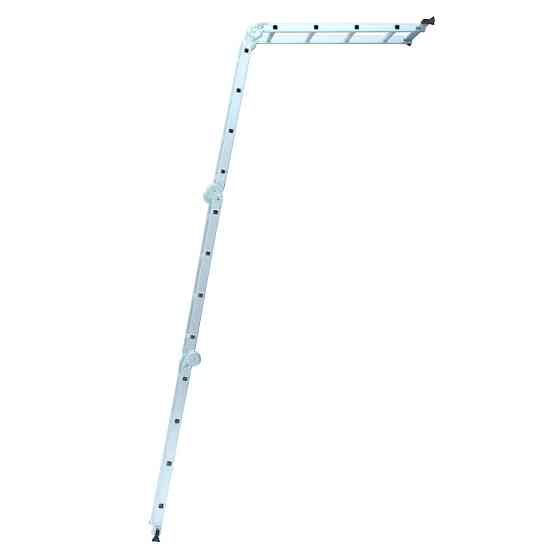 Драбина багатоцільова алюмінієва 4×4 щаблі 4.58м FLORA (5031324) Київ