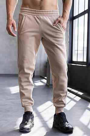 Утеплені джоггери зі швами навиворіт TotalFit EM3-IS10 Бежевый, L Киев