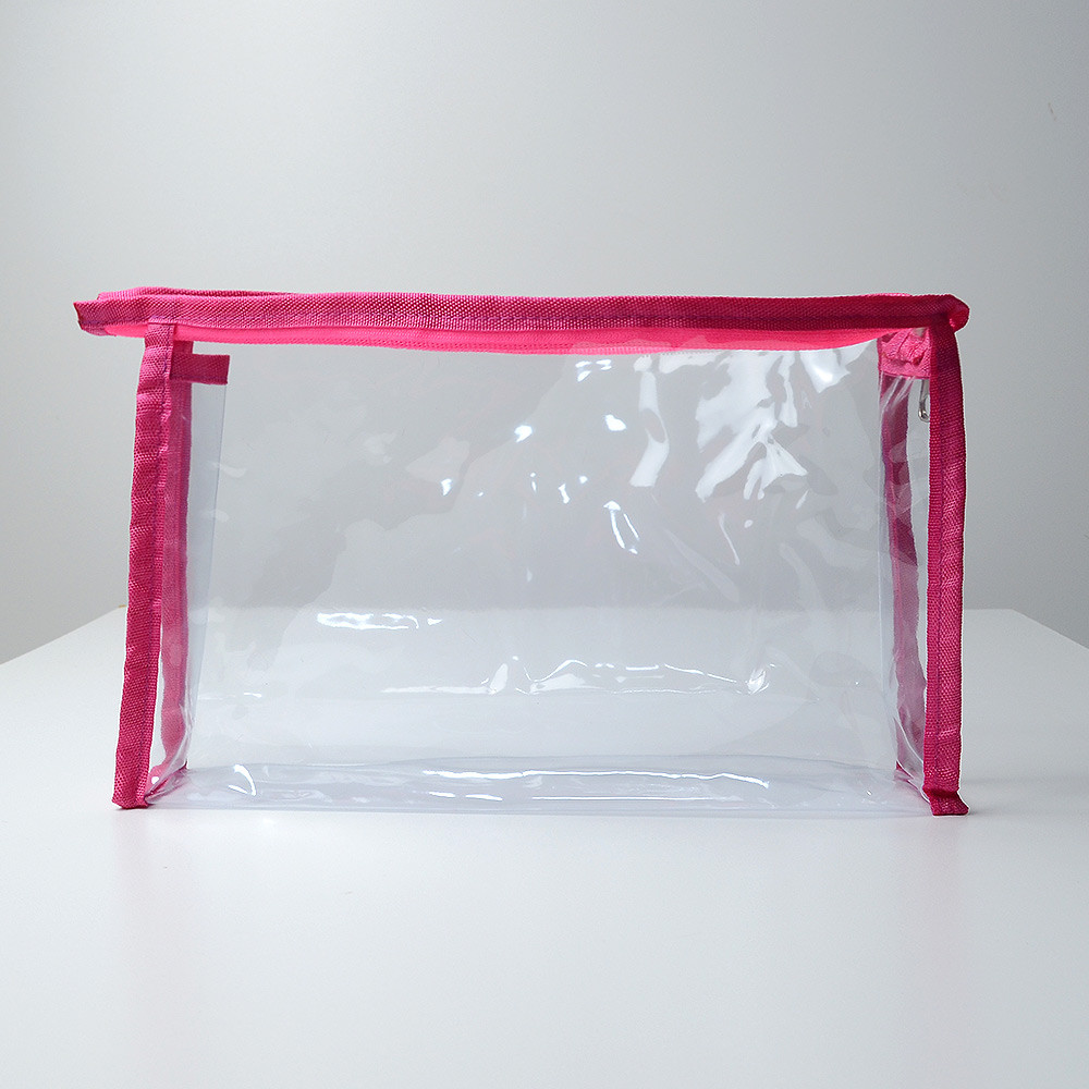 Набор силиконовых косметичек для путешествий 2шт (Розовый) Сумы - изображение 5