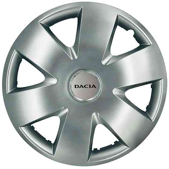 Автомобильные модельные колпаки R15 Dacia 308 4шт, SJS, серебряные Киев