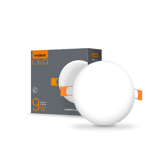 LED Світильник безрамковий круглий 9W 4100К 220V VL-DLFR-094 Videx Житомир