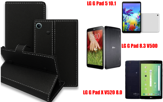 Книга-трансформер для планшета Lg G Pad 5 10.1, Pad 8.3, Pad X 8.0, цвет Black Киев