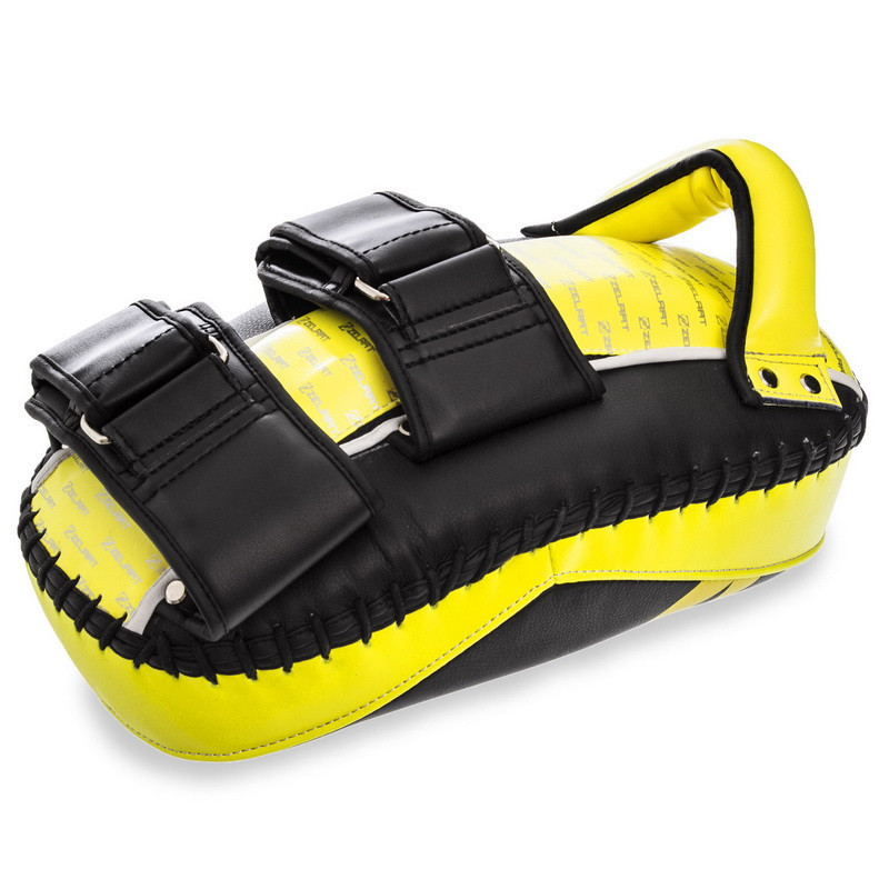 Пады для тайского бокса Тай-пэды ZELART BO-1426 размер 32x19x8 см лимонный-чёрный Киев - изображение 3