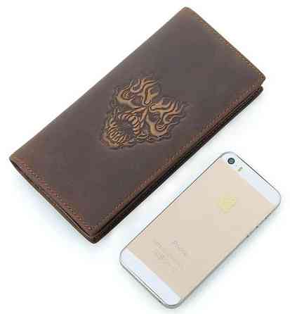 Гаманець чоловічий в вінтажному стилі Коричневий (Vintage) Київ