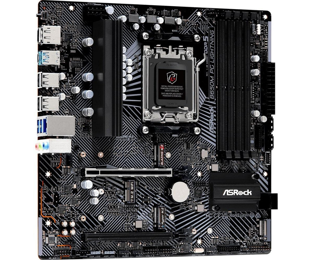 Материнська плата ASRock B650M PG Lightning Socket AM5 ( без Bluetooth ) Харків - фото 4