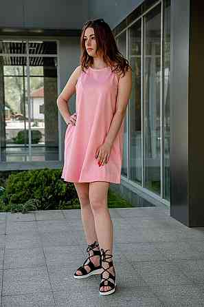 Сарафан жіночий, літній, льон, топ 46 Крохатушка одяг Київ