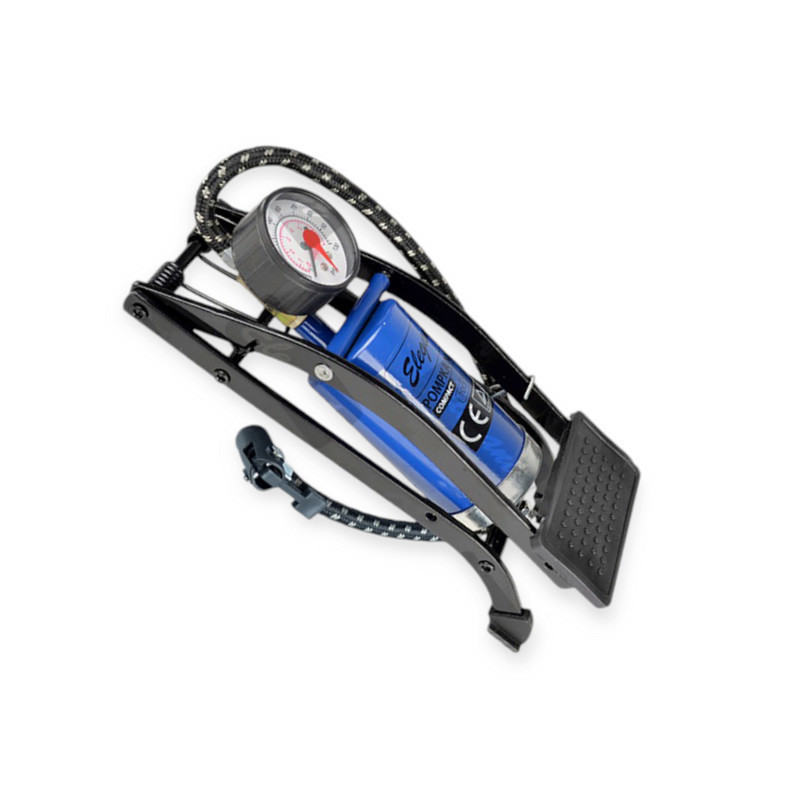 Насос ножний 1 циліндр метал. з маном. 7 атм (55х100) Мукачево - фото 1