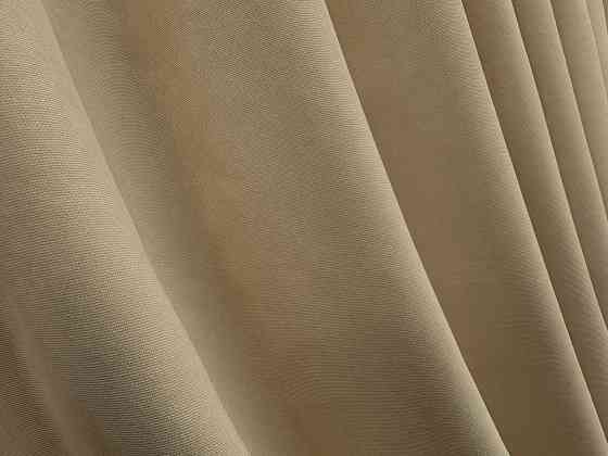 Комплект готових штор VR-Textil Мікровелюр Petek № 1515ш Пісочний 200х290 см 2 шт (32-526) Київ