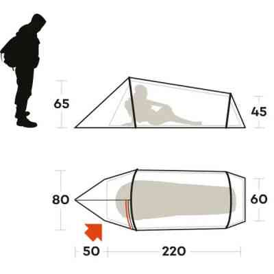 Палатка Ferrino Sling 1 Sand (99122NSS) (929755) Винница