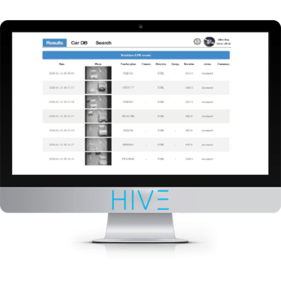 Програмний застосунок NUMBEROK EDGE LPR APP Hive для IP-камер Uniview для контролю і керування доступом автотранспорту Киев