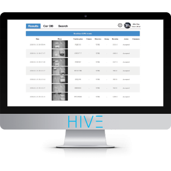 Програмний застосунок NUMBEROK EDGE LPR APP Hive для IP-камер Uniview для контролю і керування доступом автотранспорту Киев - изображение 1