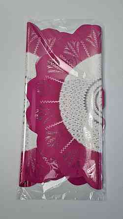 Серветка для квітів діаметром 50 см з рис, 100 шт No 333(10) (100 шт.) Харків